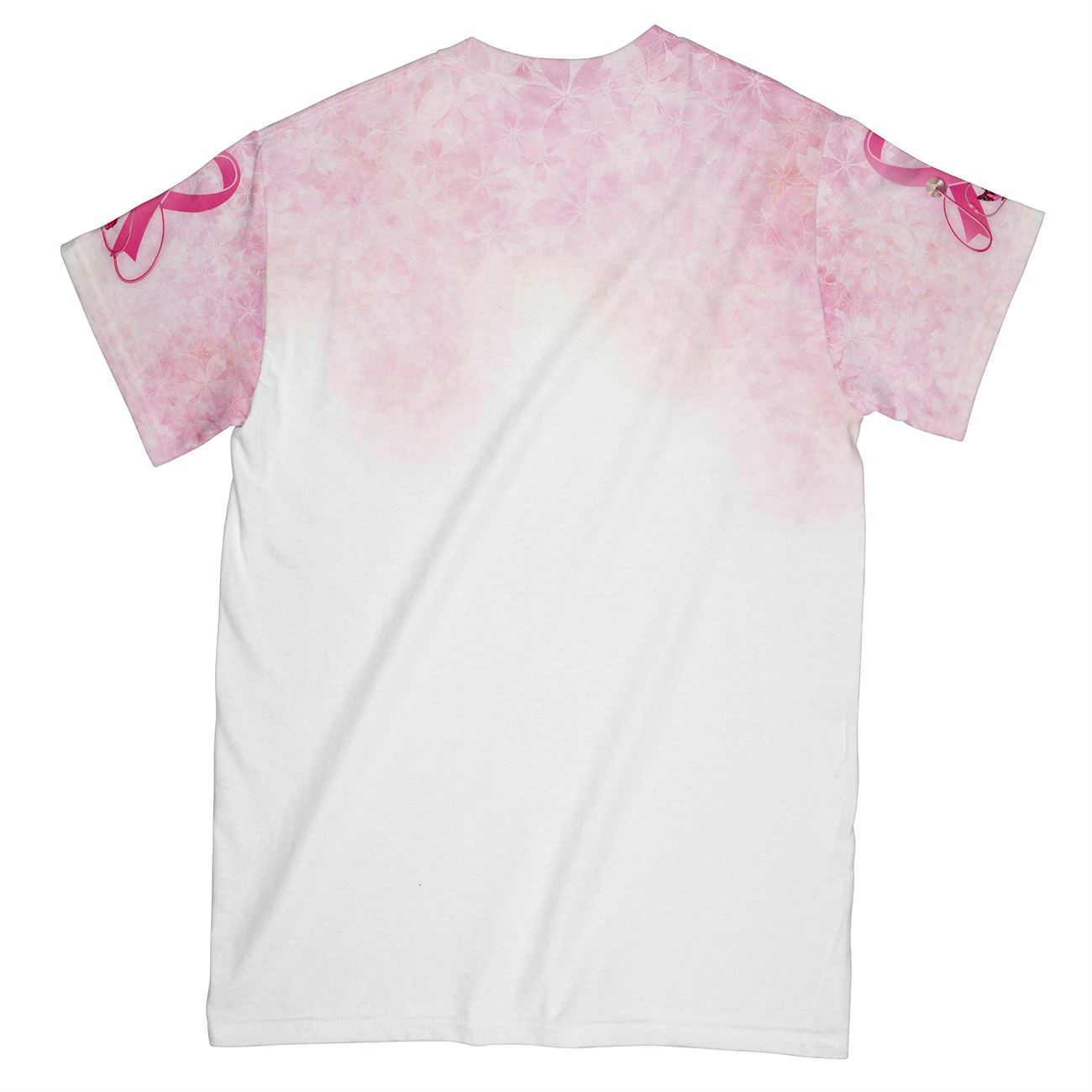 tie dye no one fight alone nurse breast cancer all over print t-shirt