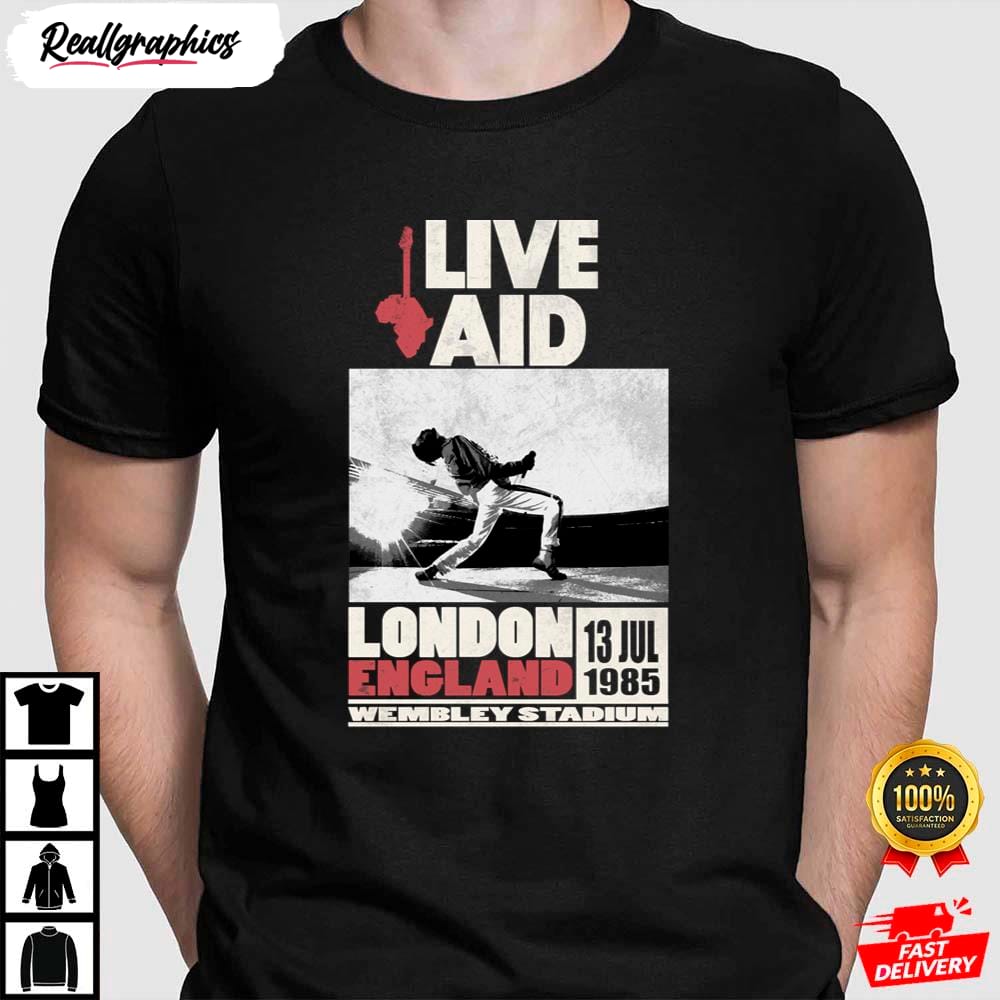 live aid at wembley live aid shirt