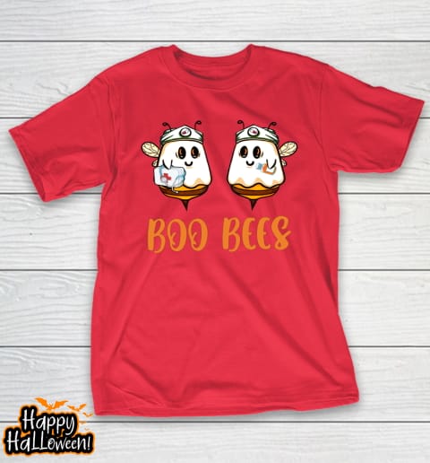 boo bees nurse ghost halloween matching couples costume shirt