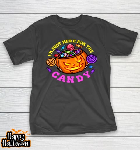 halloween candy scary pumpkin trick or treat shirt