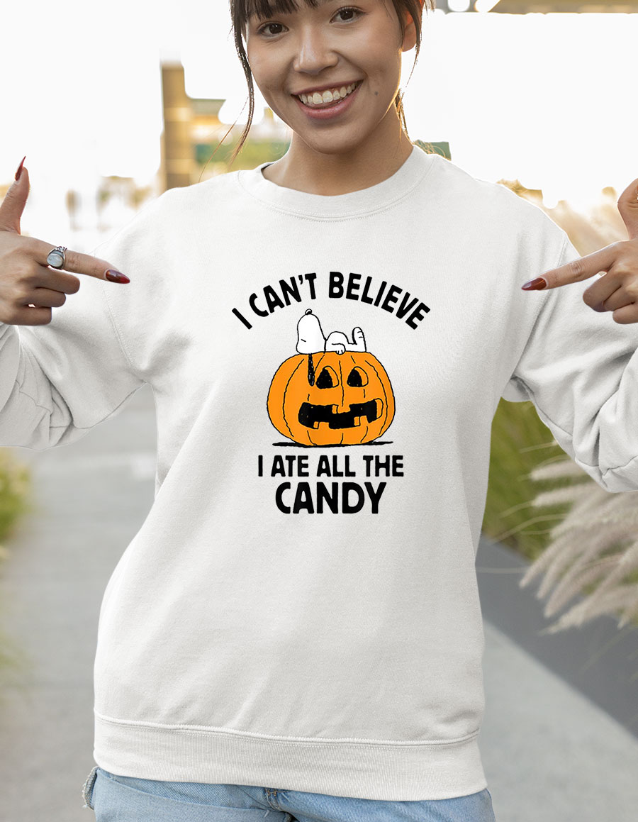 halloween snoopy peanuts halloween snoopy all the candy shirt
