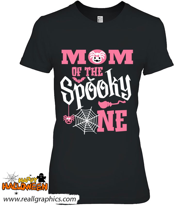mom of the spooky one halloween costume shirt