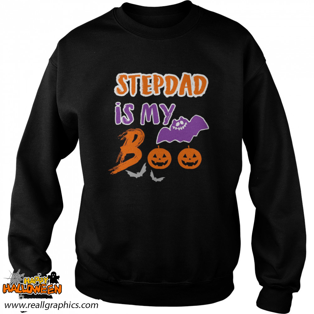 stepdad is my boo halloween stepdad shirt