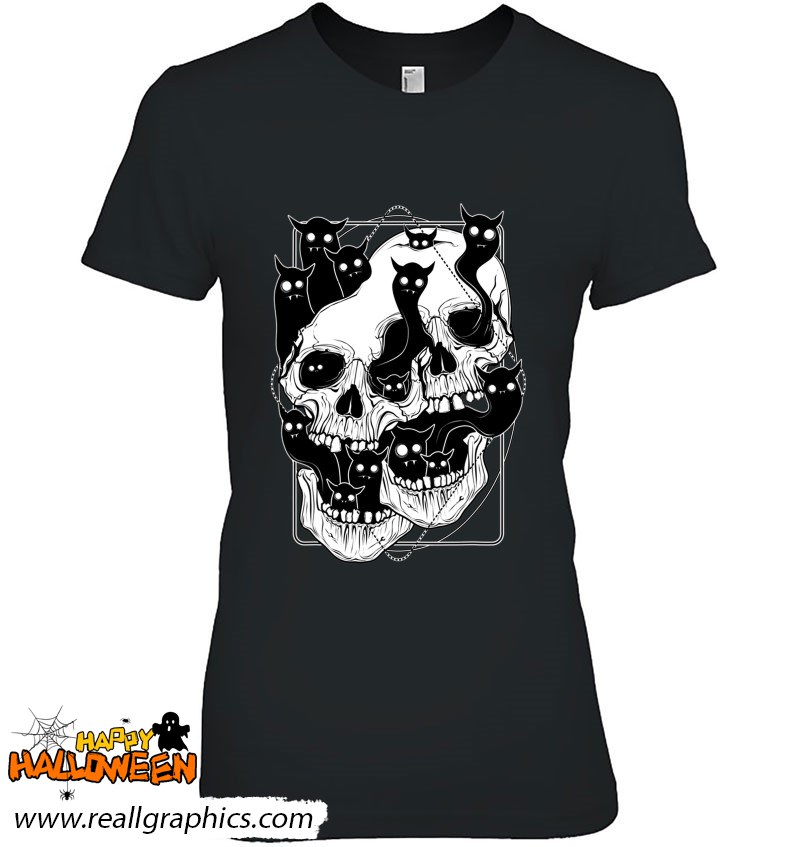 tarot card astrology skull horror occult shirt