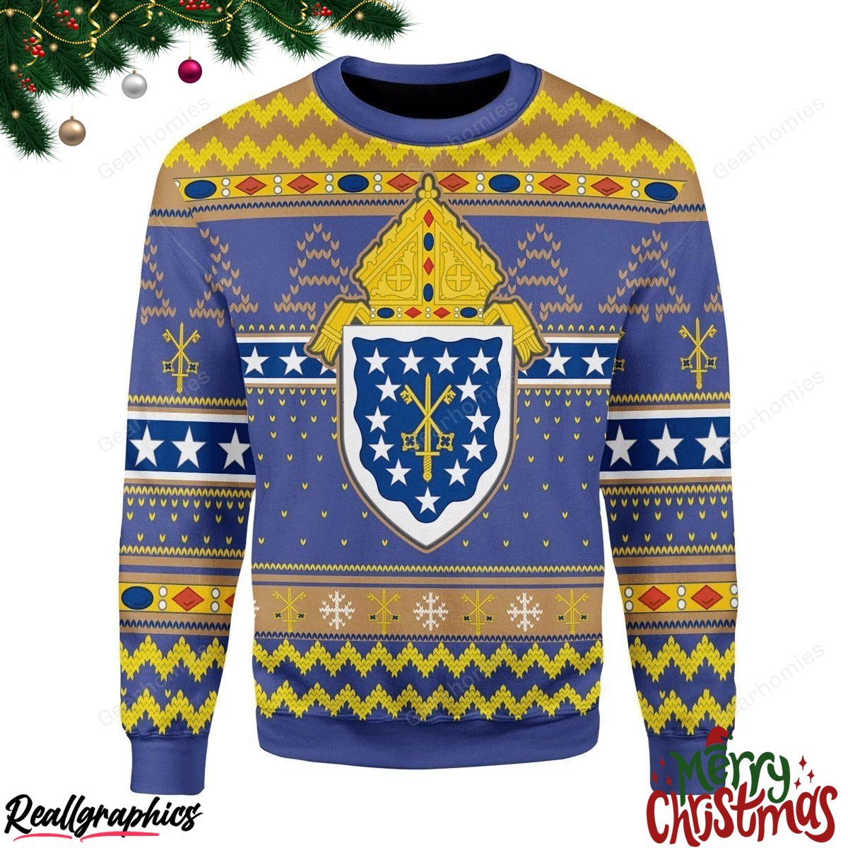 merry christmas costa rica roman catholic christmas ugly sweatshirt - sweater