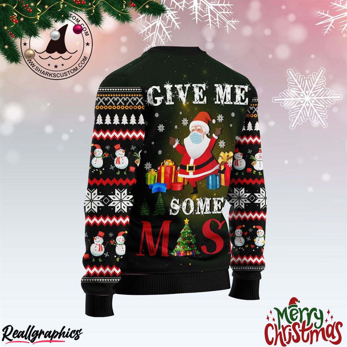 santa give me ugly sweatshirt, sweater
