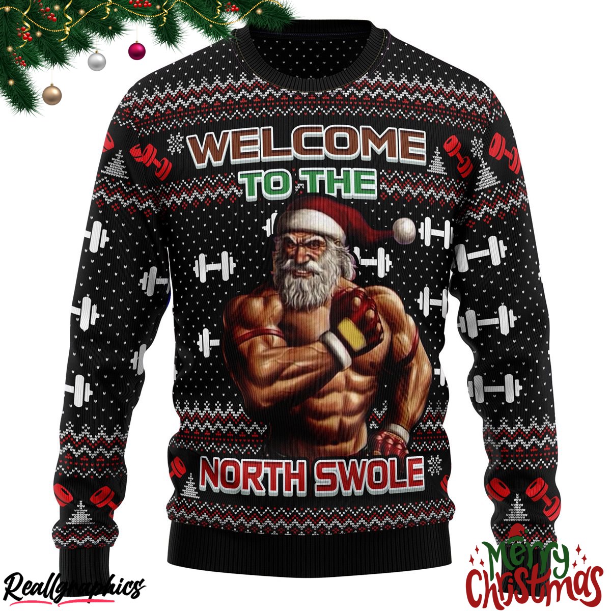 welcome to the north swole ugly sweatshirt, sweater