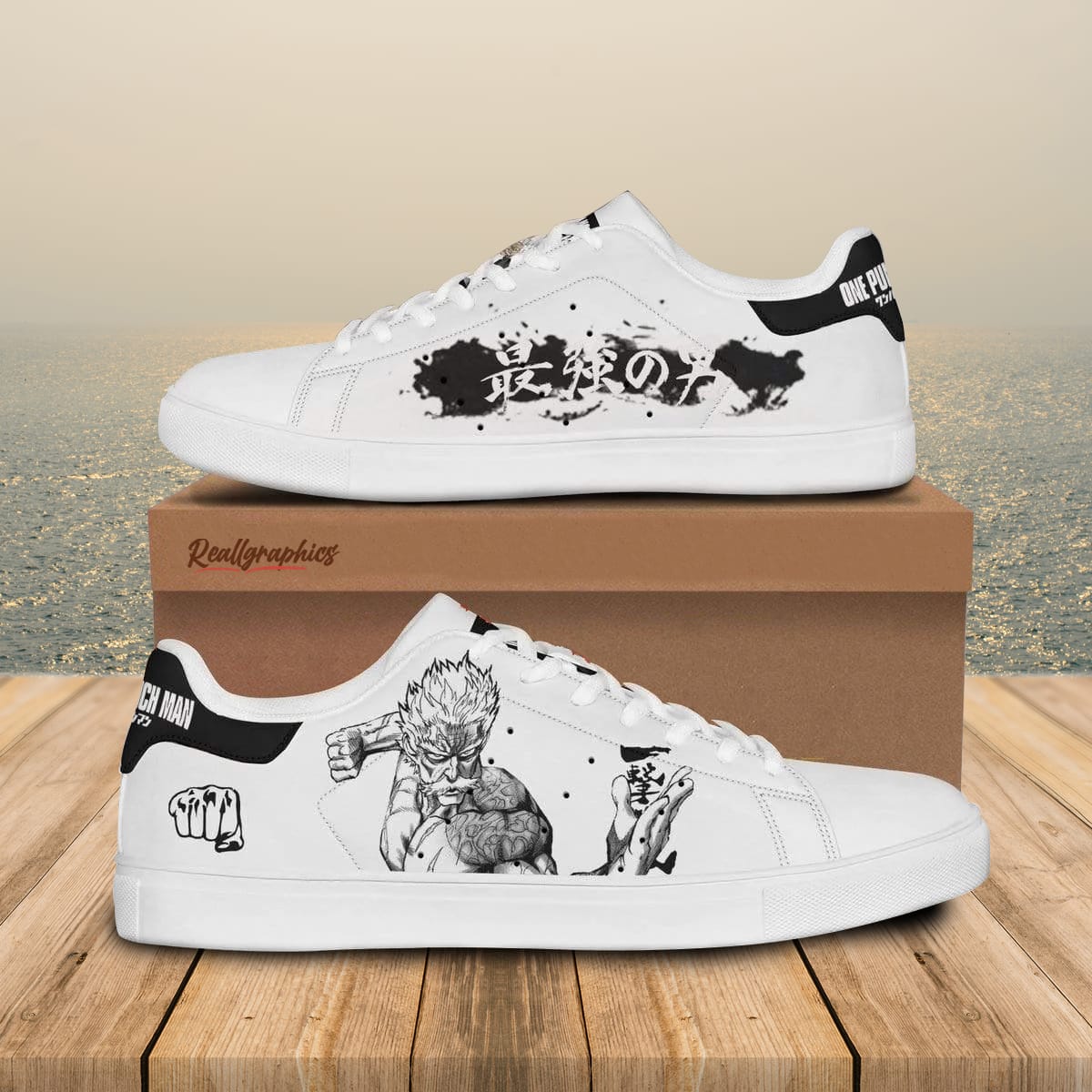 bang sneakers custom one punch man anime stan smith shoes