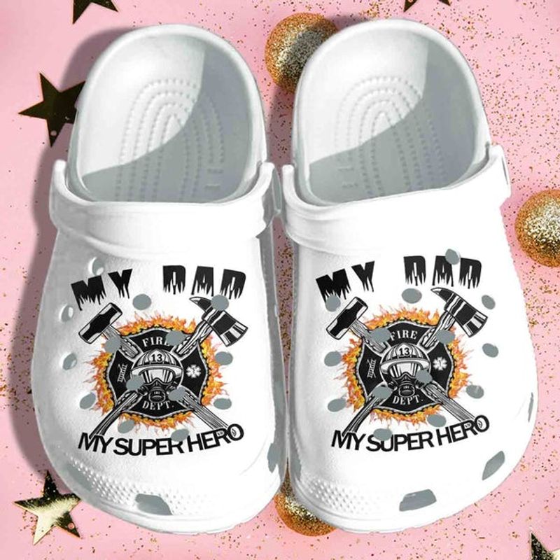 firefighter dad crocs shoes