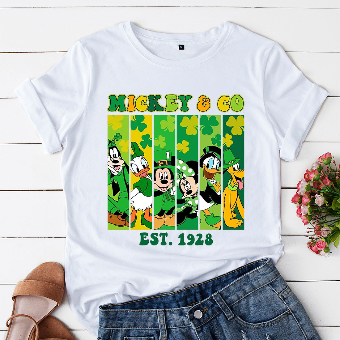 mickey and co est 1928 st patricks day shirt