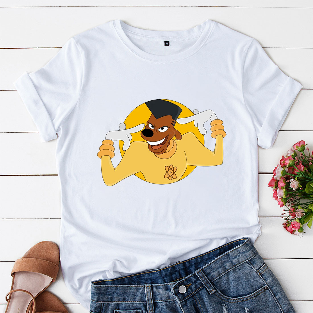 powerline from a goofy movie t-shirt