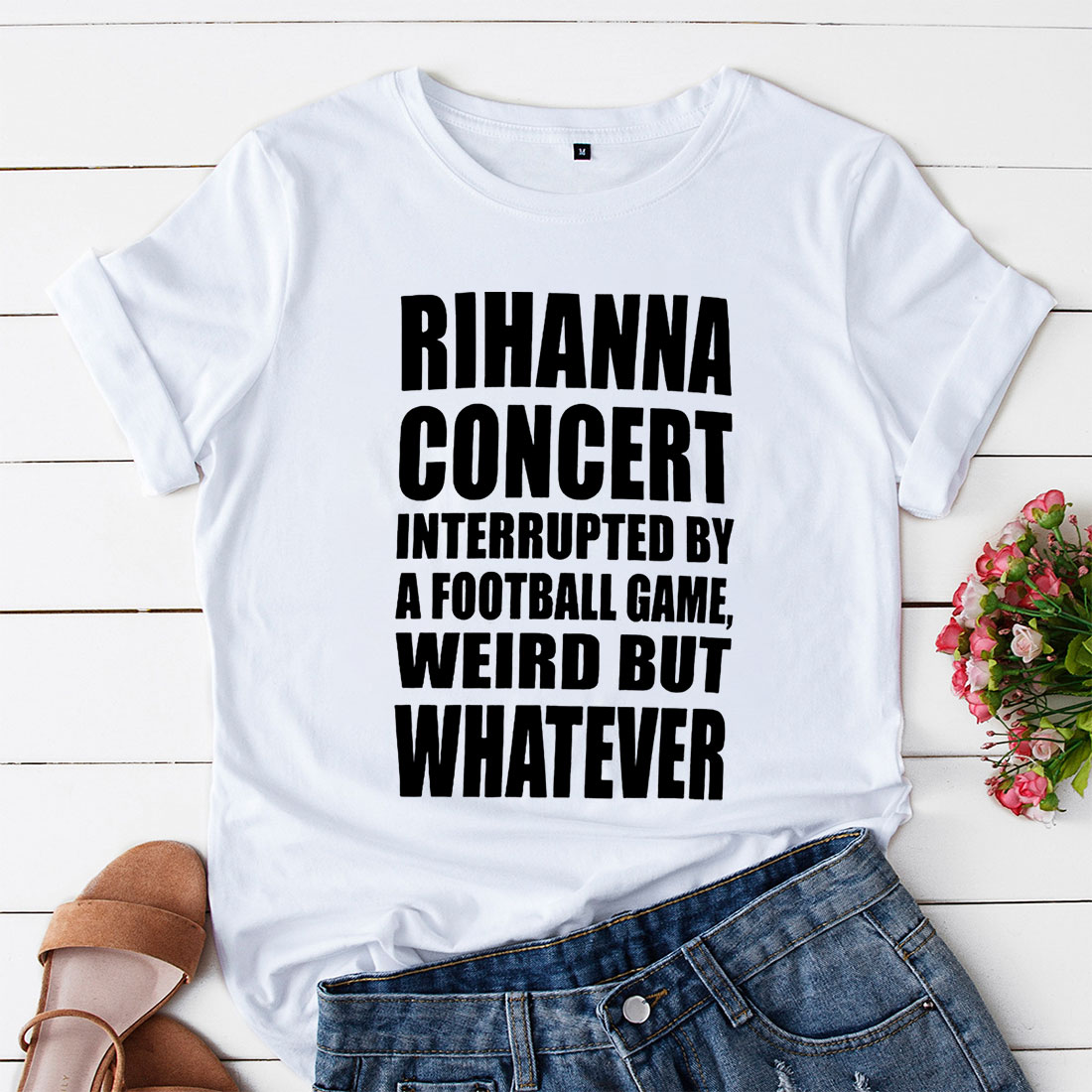 rihanna super bowl concert 2023 shirt
