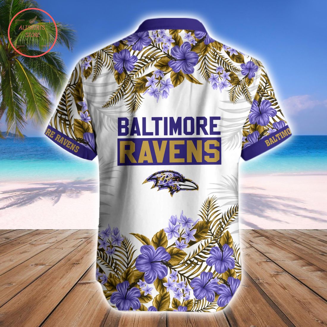 Baltimore Ravens Hawaiian Shirt - Reallgraphics