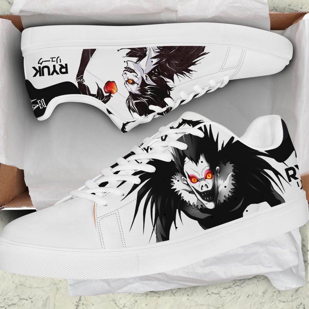 ryuk skate sneakers custom death note anime shoes
