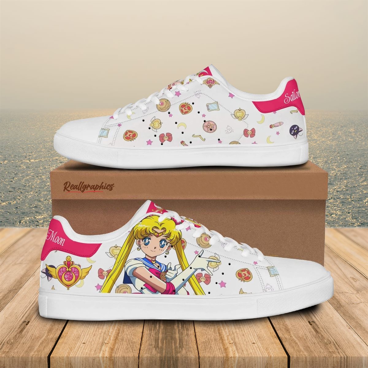 sailor moon sneakers custom anime series sailor moon shoes