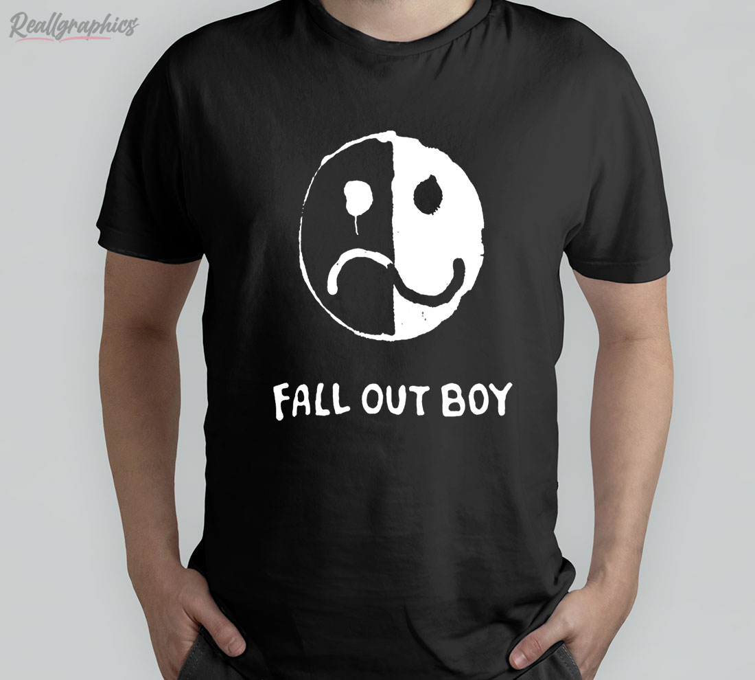 fall out boy smile frown shirt