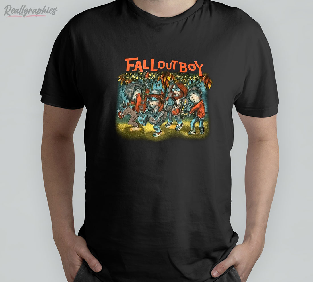 vintage fall out boy concert tour shirt