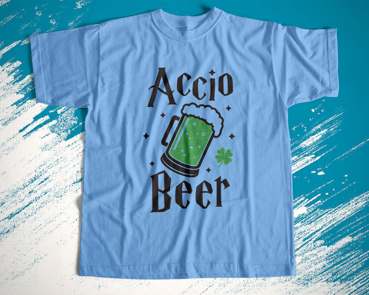 st patrick's day accio beer shirt