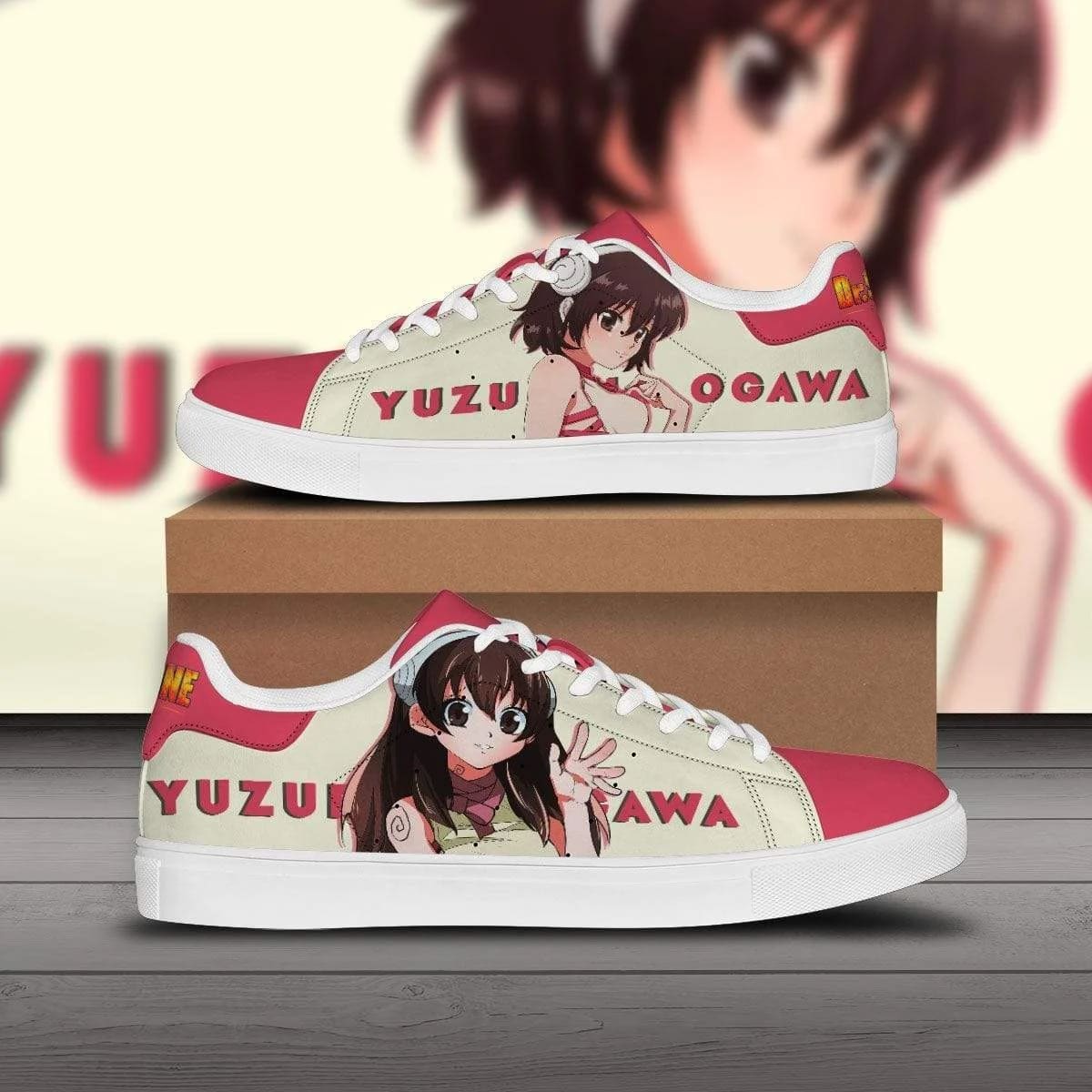 yuzuriha ogawa skate sneakers custom dr. stone anime shoes