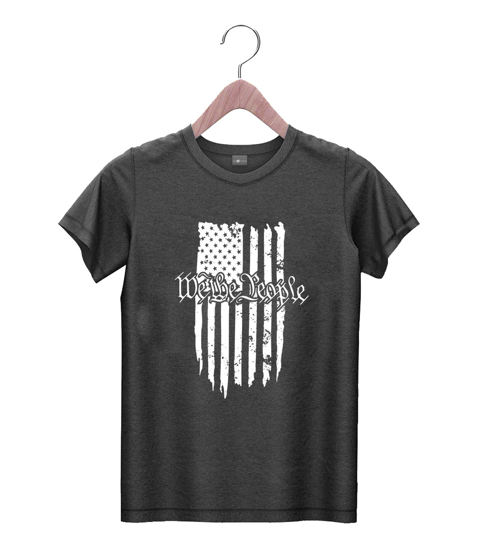 we the people american flag shirt