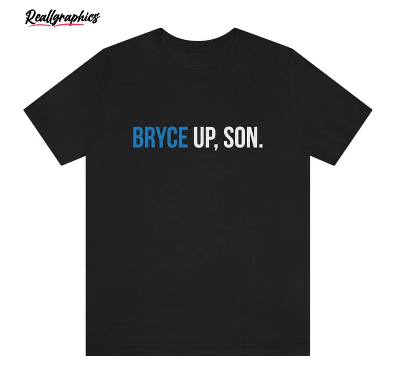bryce up son shirt bryce young panthers unisex shirt