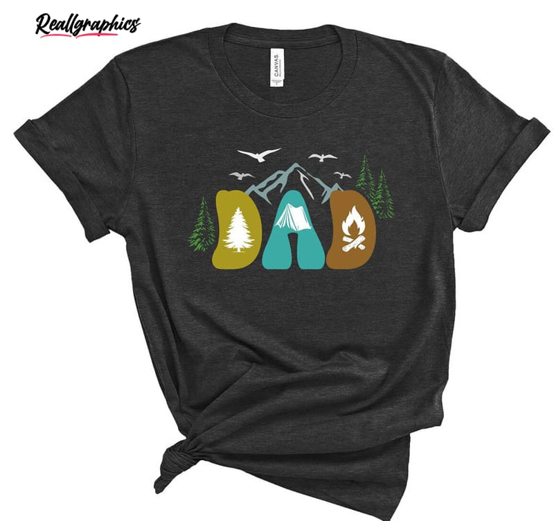 camping dad vintage shirt for new dad