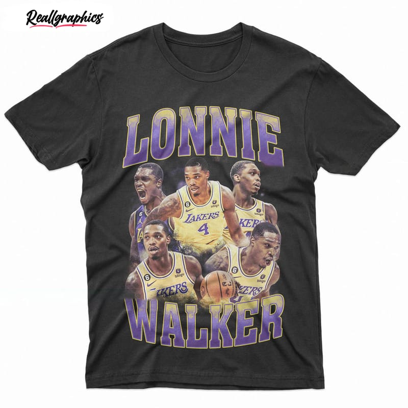 cool lonnie walker la lakers nba baseball shirt