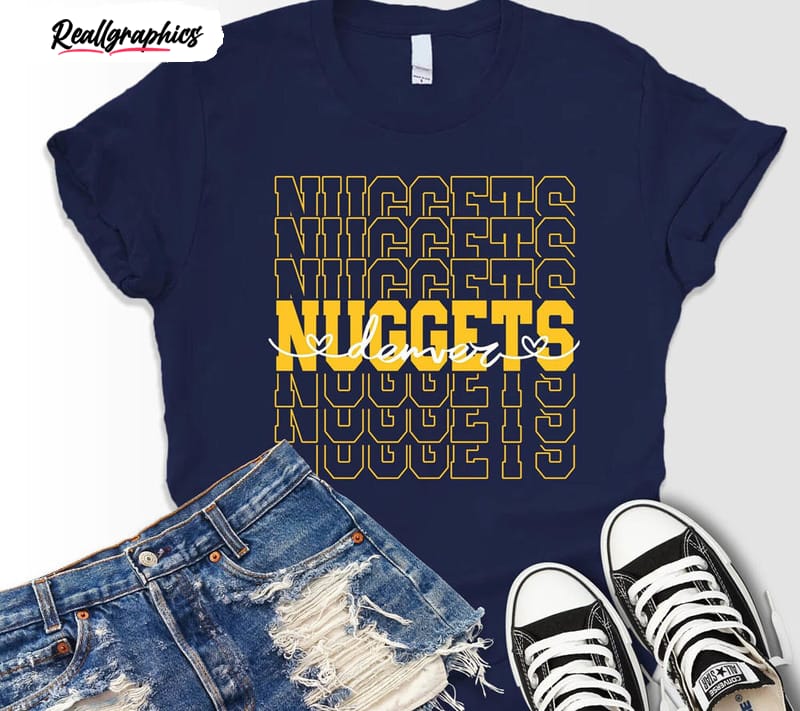 denver nuggets basketball shirt for women men