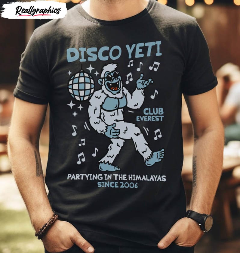 disco yeti expedition everest disney cool shirt