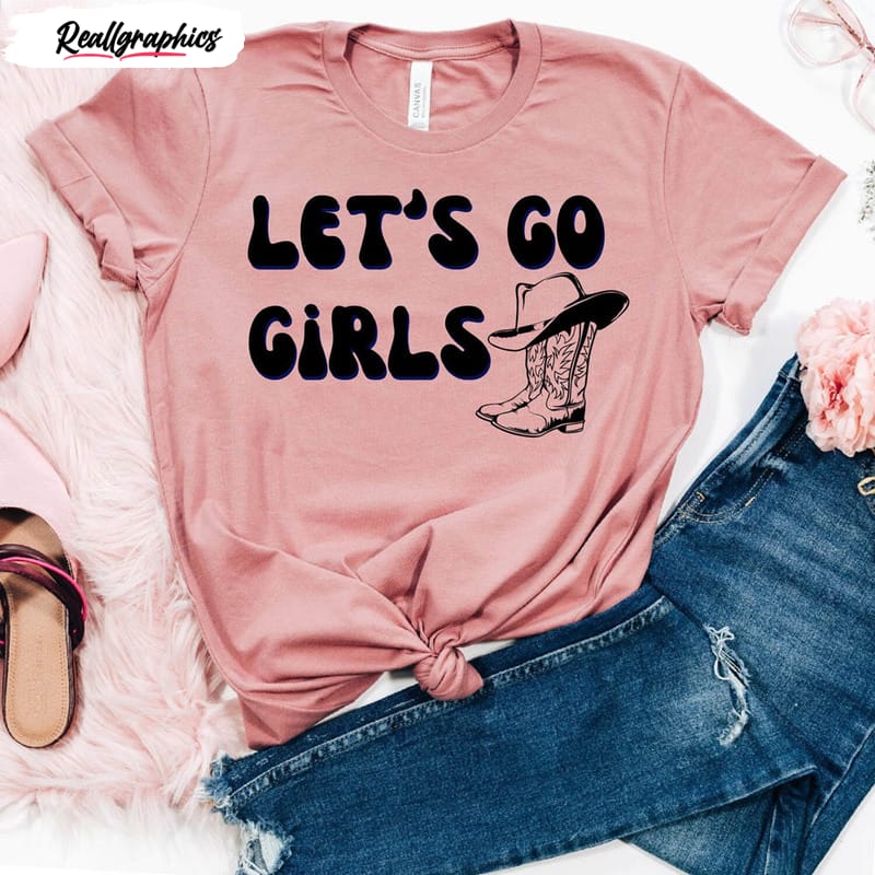 lets go girls cowgirl boots shirt