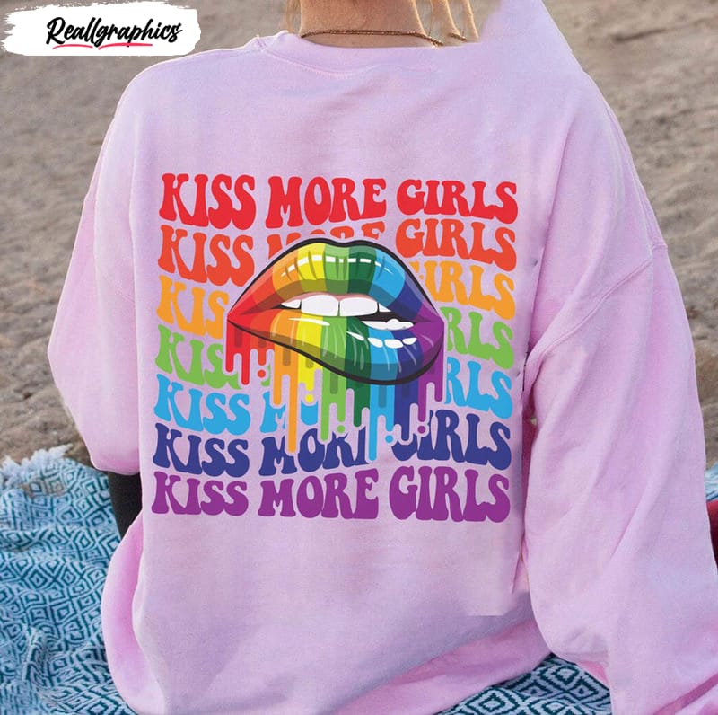 lgbtq kiss more girls pride month shirt