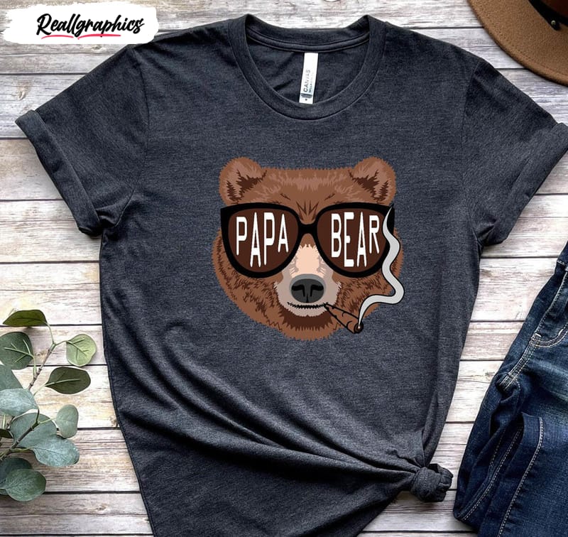 papa bear sunglass family bear shirt