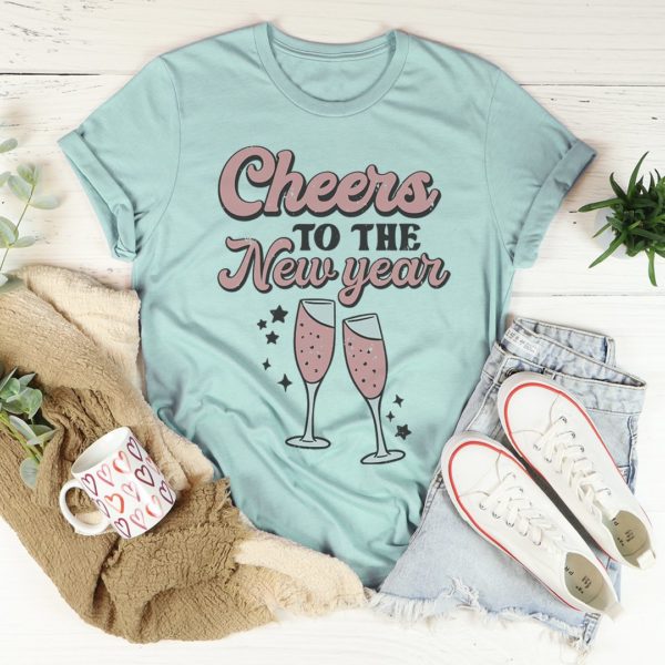 cheers to the new year tee shirt