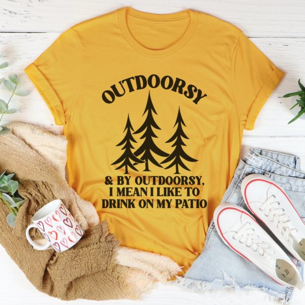 i'm outdoorsy tee shirt
