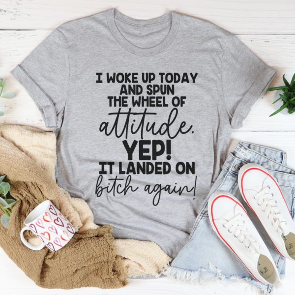 the wheel of attitude tee shirt