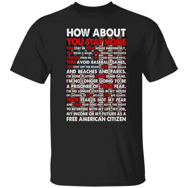 free american citizen cotton tee shirt