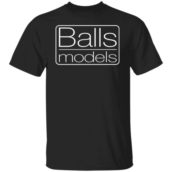 balls models cotton tee shirt
