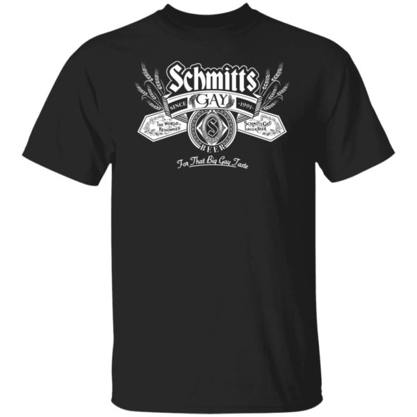 schmitts gay cotton tee shirt