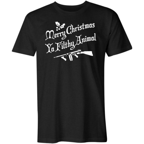 merry christmas ya filthy animal unisex t-shirt