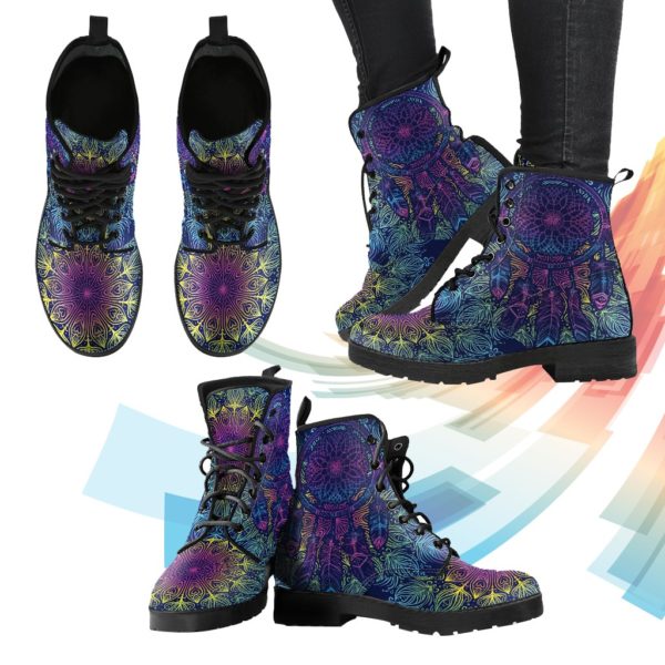 dream catcher leather boots
