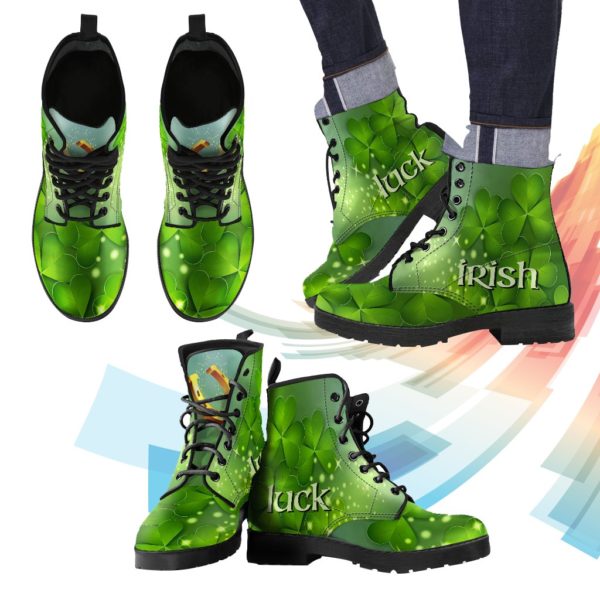 st patricks irish luck boots