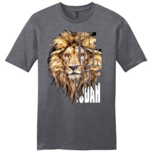 jesus the lion of judah mens christian t-shirt