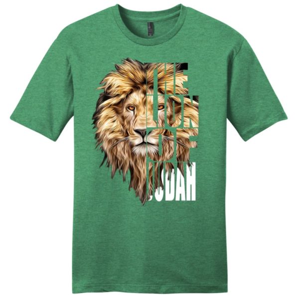 jesus the lion of judah mens christian t-shirt
