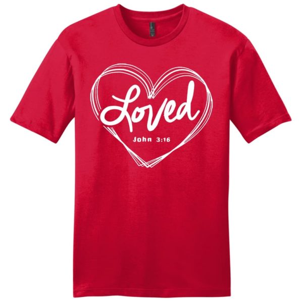 love john 3:16 mens christian t-shirt