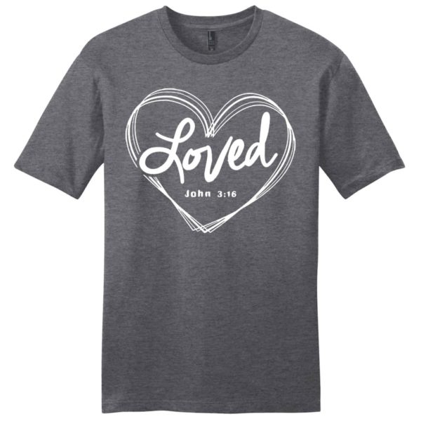 love john 3:16 mens christian t-shirt