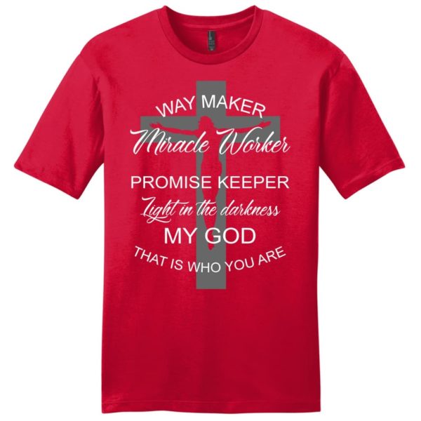 way maker shirt - way maker miracle worker men's christian t-shirt