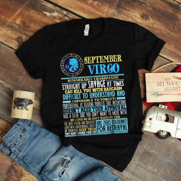 september girl t-shirt, september virgo shirt, virgo birthday, astrology unisex t-shirt
