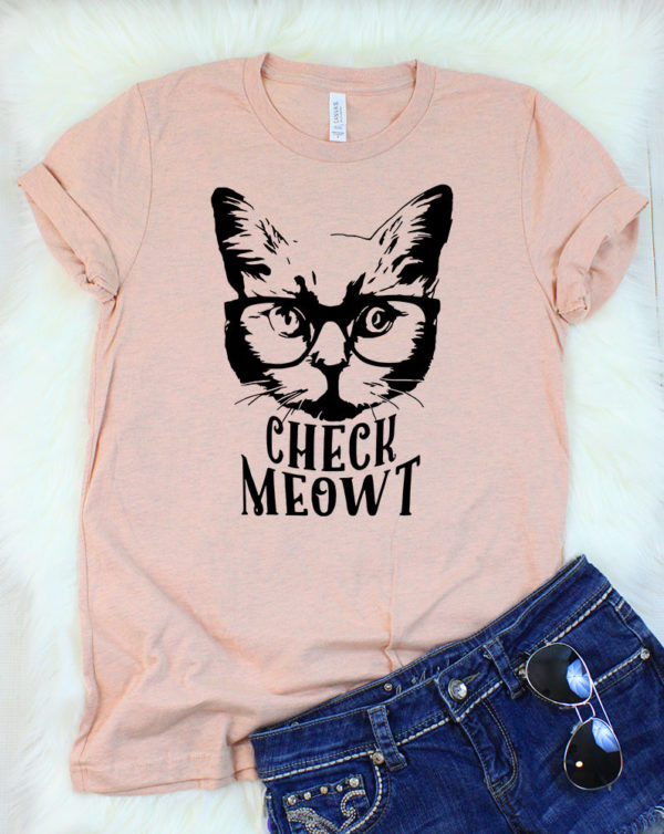 check meowt t-shirt