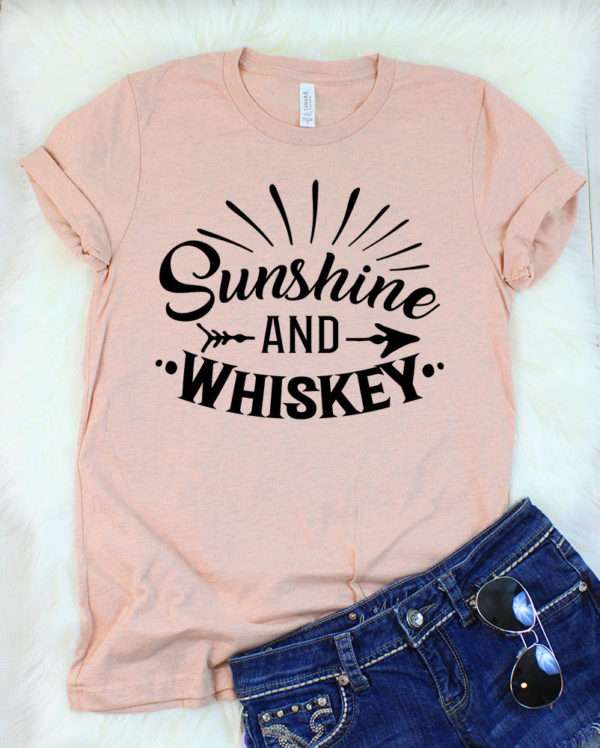 sunshine and whiskey t-shirt