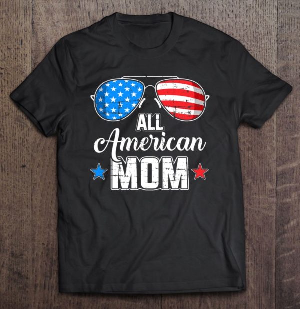 all american mom us flag sunglasses for matching 4th of july t-shirt